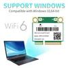Wifi 6 Dual Band 3000Mbps MPE-AX3000H Wireless Half Mini PCI-E Wifi Card Bluetooth 5.0 802.11ax/ac 2.4Ghz 5Ghz Adapter Laptop ► Photo 3/5