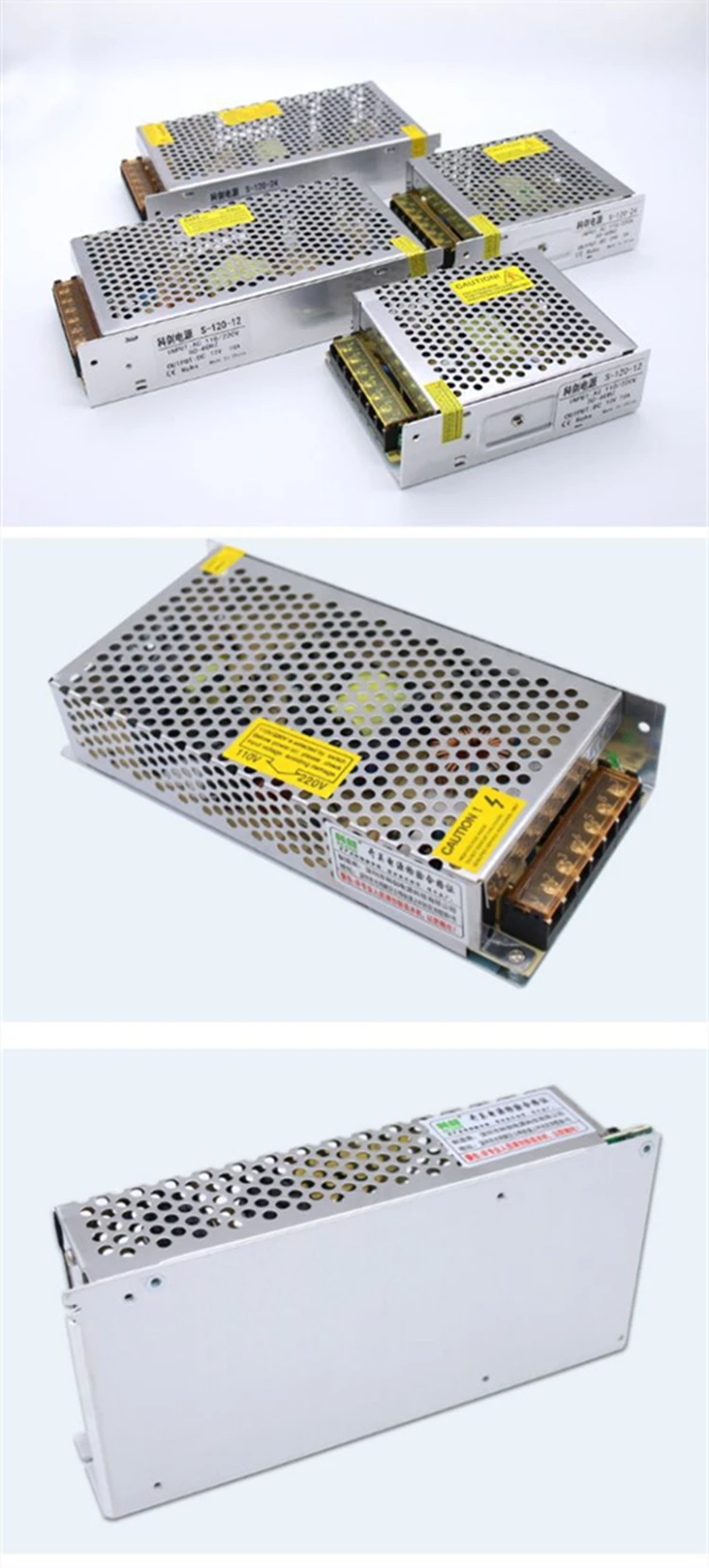 12v 24v alimentação suppy 60w 100 200