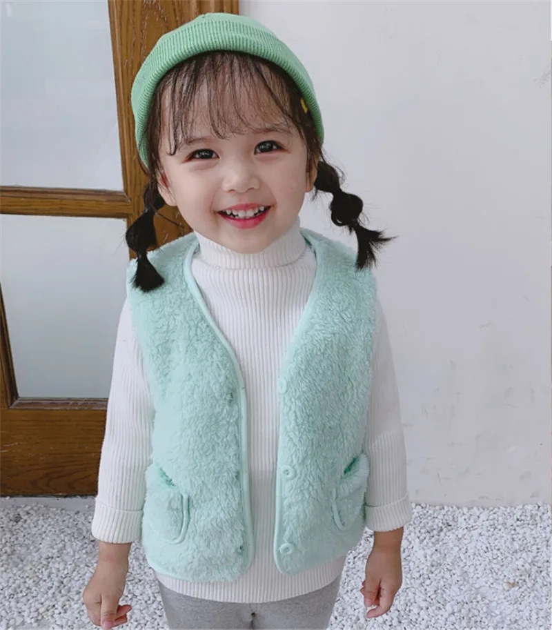 LILIGIRL/хлопковый детский жилет плюшевая куртка без рукавов детская одежда, жилеты для мальчиков, зима-осень, жилет для девочек верхняя одежда, куртка