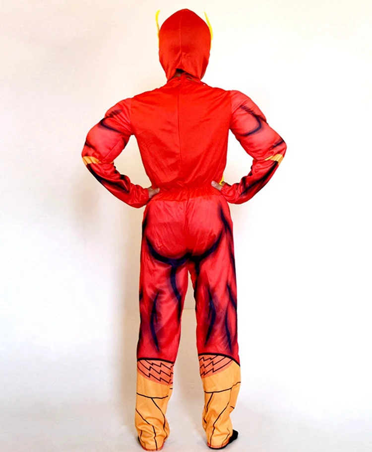 Лидер продаж 2018 маскарадное платье супергероя The Flash Muscle Детские комиксы Фэнтези