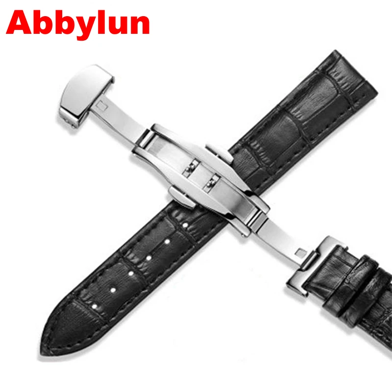Ремешок Abbylun ремешки из искусственной кожи для мужских и женских наручных часов