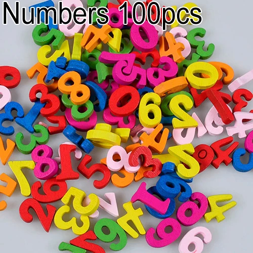 100 шт. декоративные деревянные буквы 0 9|Декоративные и цифры| |