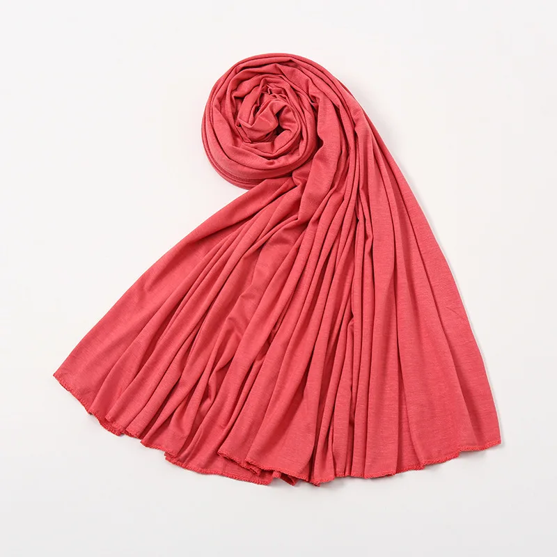 H14de8933667f4e40811204c744d08ce2F Hot Sell Turban Head Wrap Hair Scarf Solid Color Long Breathable Head Band For Women Mallzona