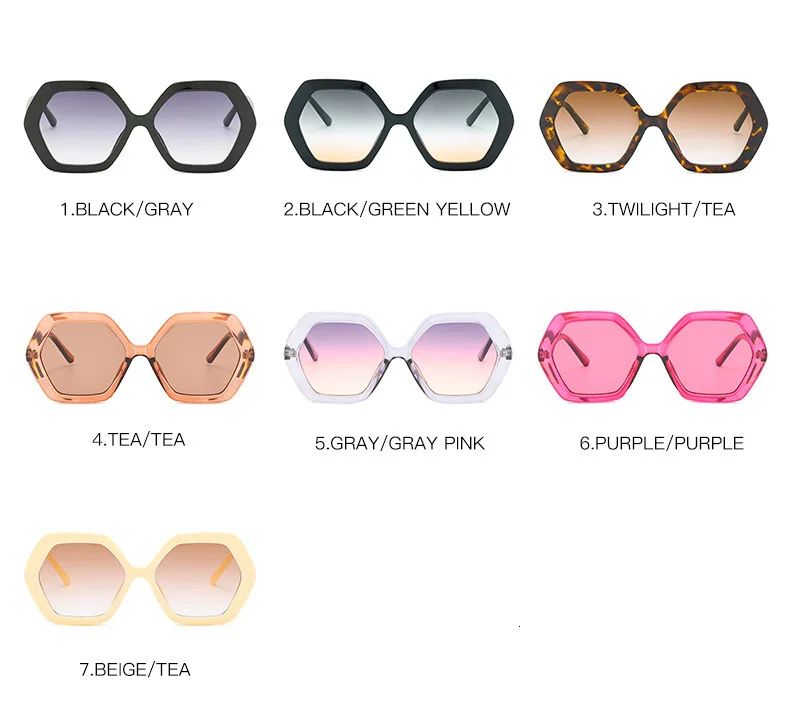 Серые Фиолетовые винтажные полигоновые градиентные солнцезащитные очки для женщин модные нестандартные солнцезащитные очки для женщин Ins Shades Oculos Feminino