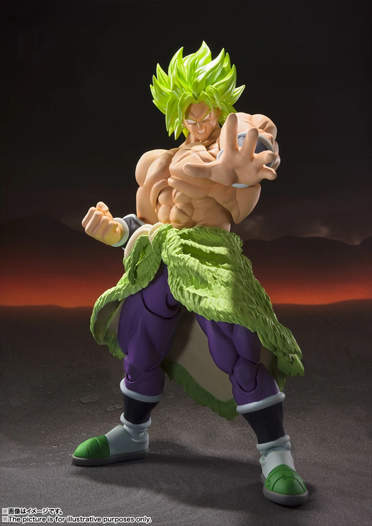 WSTXBD BANDAI Dragon Ball Супер SHF Gogeta BROLY полная мощность фигурка Brinquedos игрушки фигурные