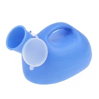 Portable Male Urinal Potty Pee Collector Storage Bottle for Hospital Travel Camping, 2000ml, with Tight Seal Lid, Leakproof 2