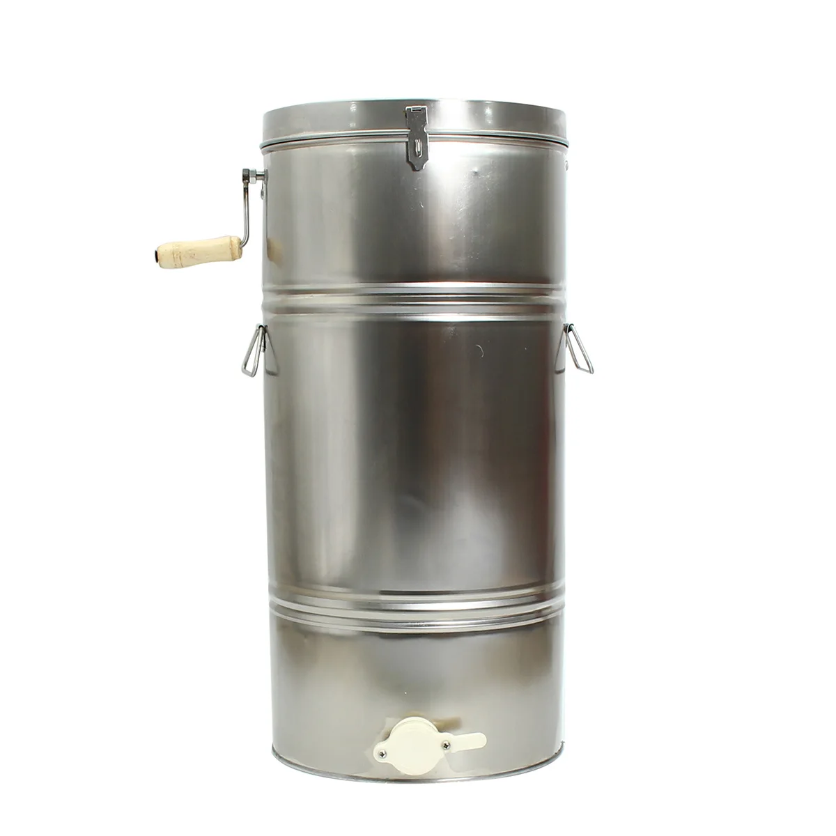Stainless Steel Manual Honey Extractor Machine 2 Frame Honeycomb Beekeeping Spinner Tank Beekeeping Equipment Tools