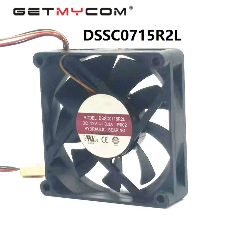 

Оригинальный вентилятор охлаждения Getmycom DSSC0715R2L, постоянный ток 70x70x15 мм, 12 В, 0,3 а, 100 мм, 4-контактный коннектор, квадратный коннектор для сервера