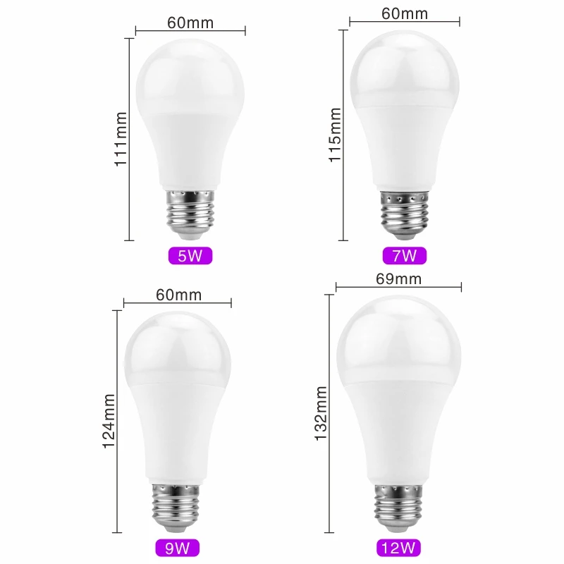 LED 황혼에서 새벽 전구 5W 7W 9W 12W E27 ? 센서 실외 조명 AC 110V 220V 85-265V 주간 야간 조명 자동 켜짐/꺼짐 LED 스마트 램프