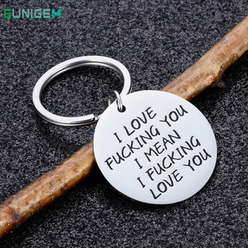 

Anniversary Valentin Day Gifts Keychain for Boyfriend Girlfriend I Love You Keyring Birthday Gift for Husband Wife