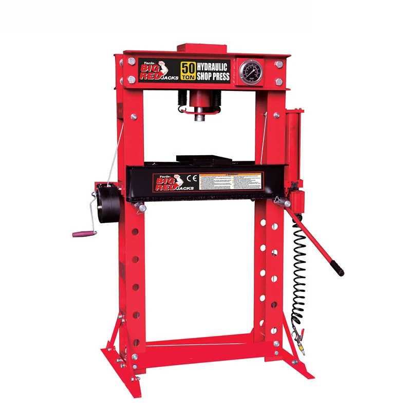 

Workbench adjustable CE certification of 50T hydraulic pressing machine with hydraulic hand pump station