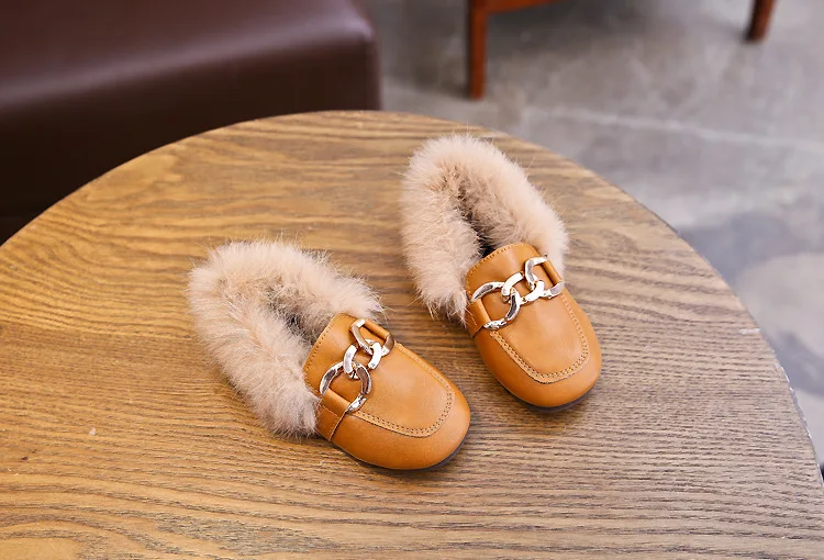 Yorkzaler Autumn Winter Fashion Kids Shoes For Girls Casual PU Leather Children Shoes Waterproof Toddler Baby Shoes Size 21-30