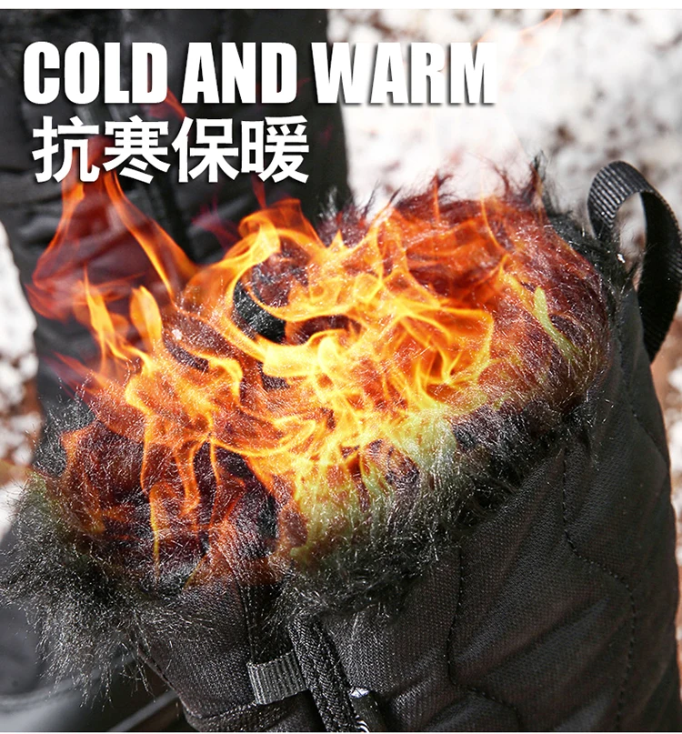 Winter Keep Warm Women Snow Boots Fashion Waterproof Women Shoes Comfortable Trend Hot Sale High Top Women Cotton Shoes