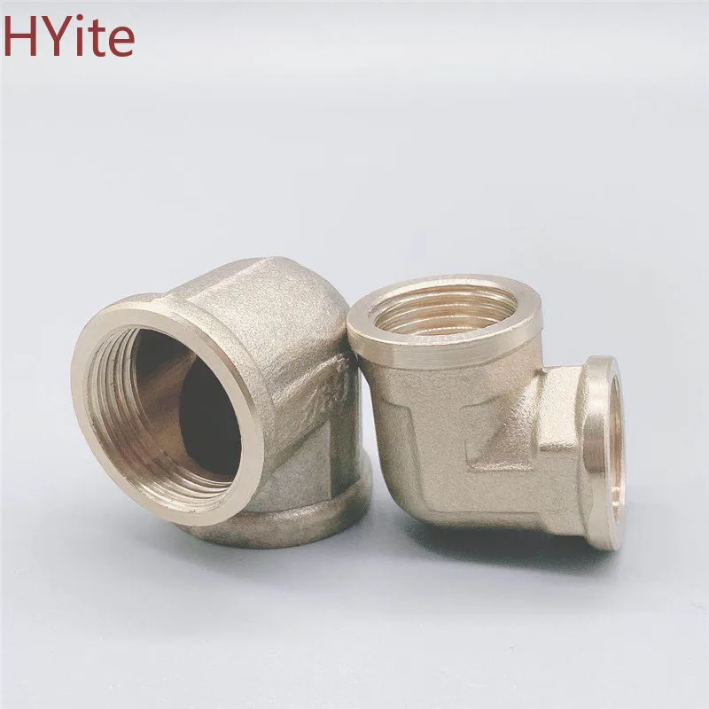 Женский x резьба 1/8 &quot1/4&quot 3/8 &quot1/2&quot 3/4 &quot1&quot 90 градусов латунный колено трубы