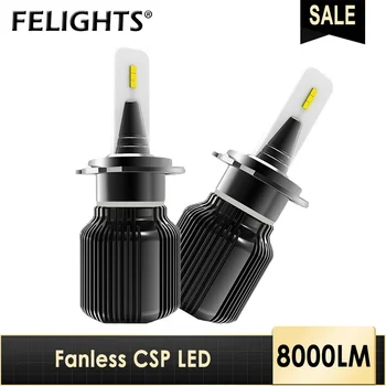 

Super csp car led headlight h4 ampoule h7 bulb 9005 hb3 9006 hb4 led light h8 h9 h 11 lamp 6000k 12v 8000lm mini luces para auto