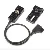 1/4" Винт PTAP Power Tap D-Tap Мужской / 4-портовый Разъем Женский Кабель Питания fr Камера Light Gold Mount V-mount Battery