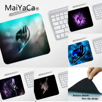 

MaiYaCa High Quality Fairy Tail Logo small Mouse pad PC Computer mat Top Selling Wholesale Gaming Pad mouse Gaming Mouse Pad