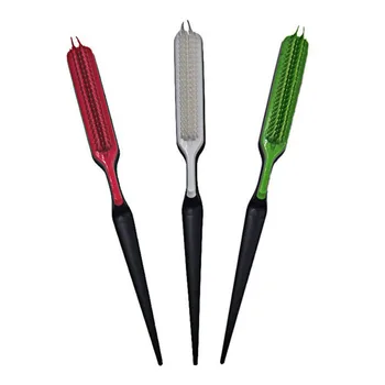 

Hair Styling Comb Anti-knot Anti-static Massage Comb Dispensing Three-row Tip Hairdressing Styling Tools