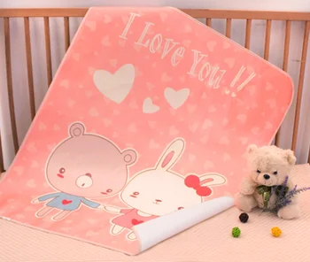 

Summer Baby Crib Mattress Diaper Pad Breathable Washable Newborns Cartoon Waterproof Changing Mat Changing Pads Covers Cool-mat