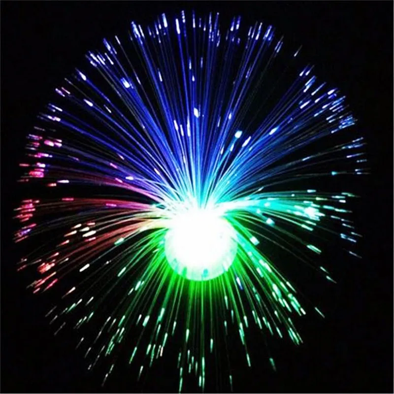 

Multicolor Fiber Optic Lamp Light Holiday Wedding Centerpiece Fiberoptic LED Bedside Light Novelty Romantic Gifts