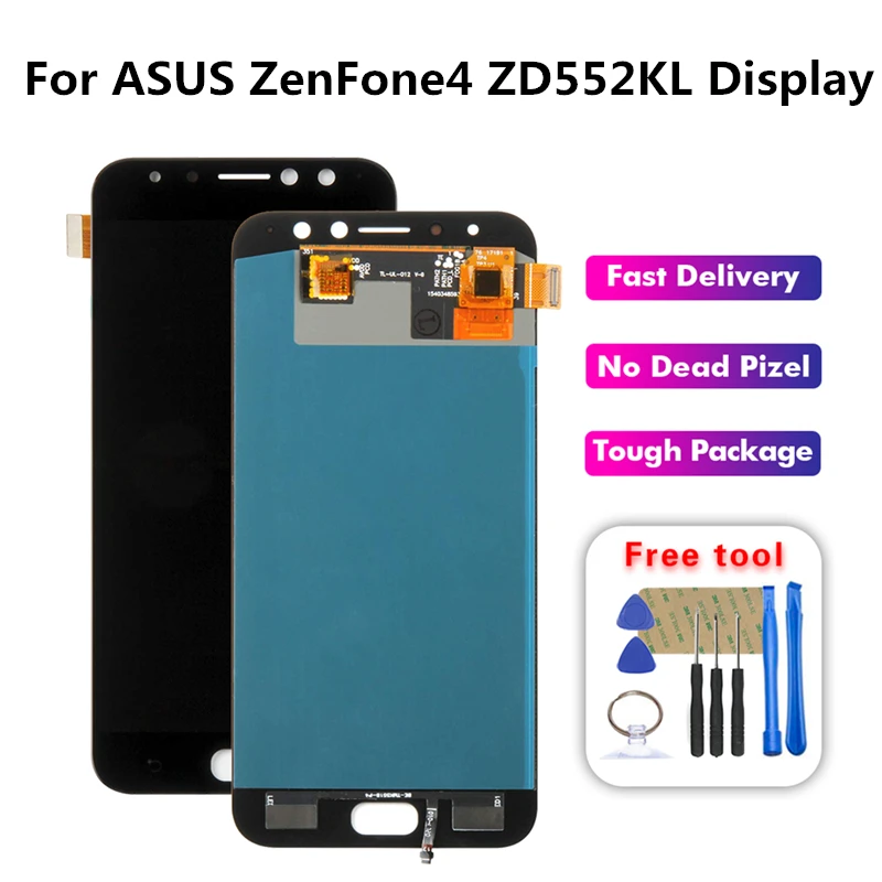

AMOLED Original For ASUS ZenFone4 Pro ZD552KL Z01MD LCD Display Touch Screen Digitizer For ASUS ZenFone4 ZD552KL Display