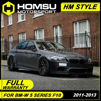 

HM style FRP Unpainted Car Body Kit Front Rear Bumper Side Skirts Wheel Eyebrows Exhaust Pipes For BM-W 5 Series F10 2011-2013