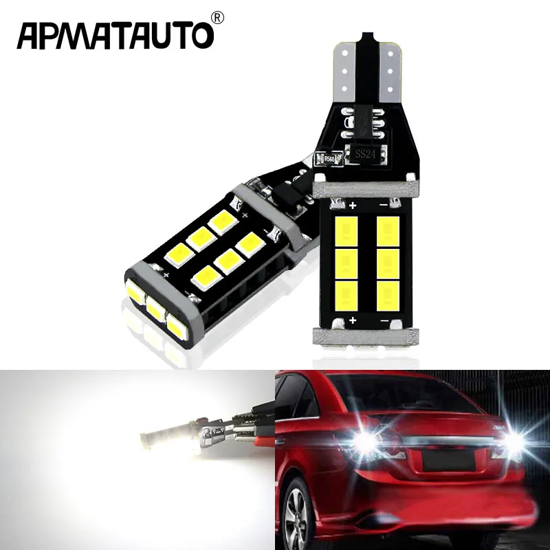 

2pcs Canbus Error Free 921 912 W16W T15 2835SMD Led Backup Reverse Light For Ford Hyundai BMW Mazda 8 cx3 cx5 m8 rx8