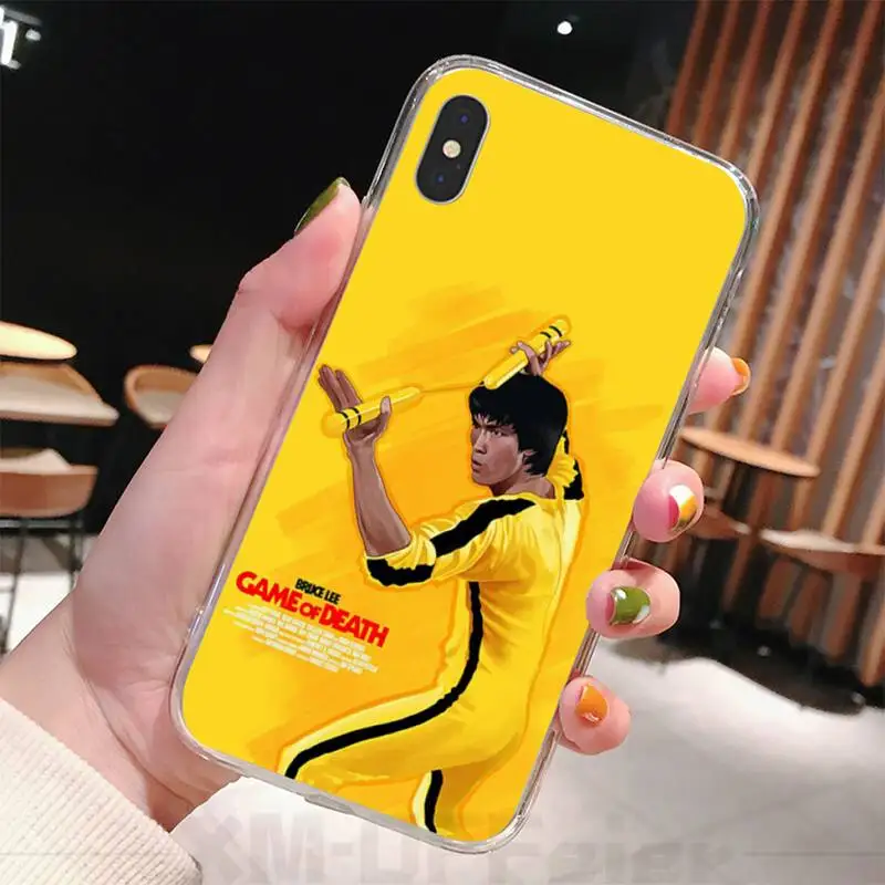 Мягкий ТПУ чехол Брюс Ли для iphone 6 6s plus 7 8 X XS XR MAX 11 pro Pro Max | Мобильные телефоны и