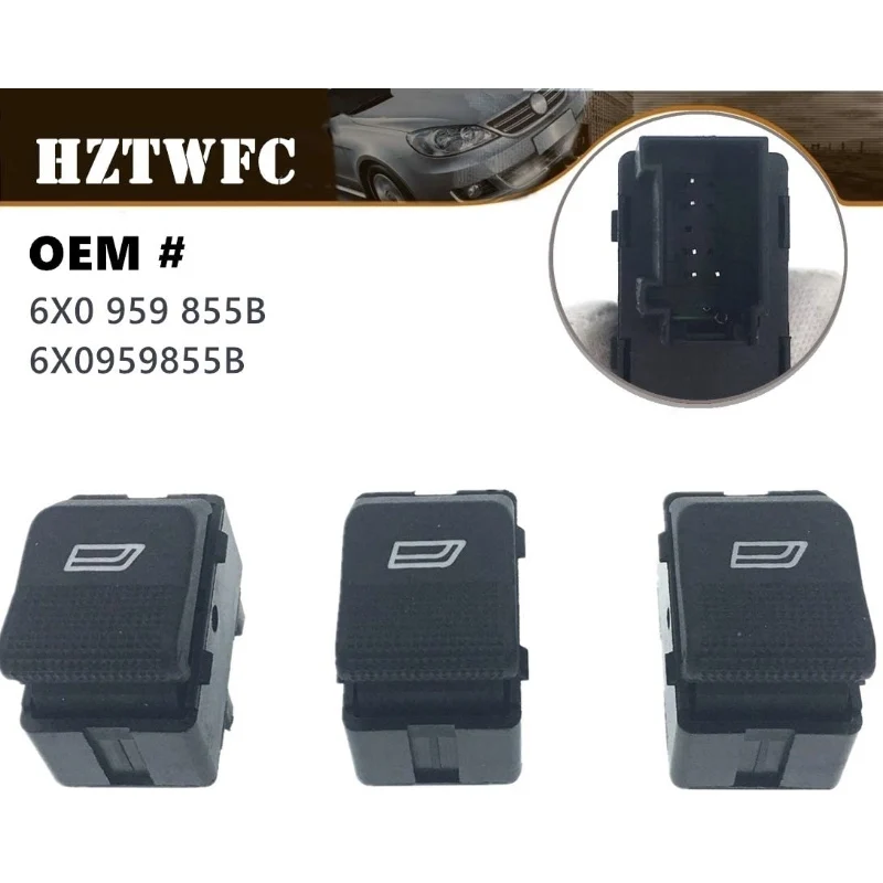 Оконный переключатель для VW POLO HATCHBACK 6N2 1999-2001 LUPO 6X1 2000 2001 2002 6X0 959 855B 6X0959855B 3 шт. |