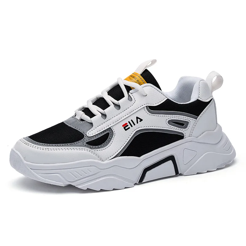 

2020 New Style Winter MEN'S SHOES Korean-style Trend Extra High Shoes Running Versatile Sports Casual Dad Online Celebrity Trend