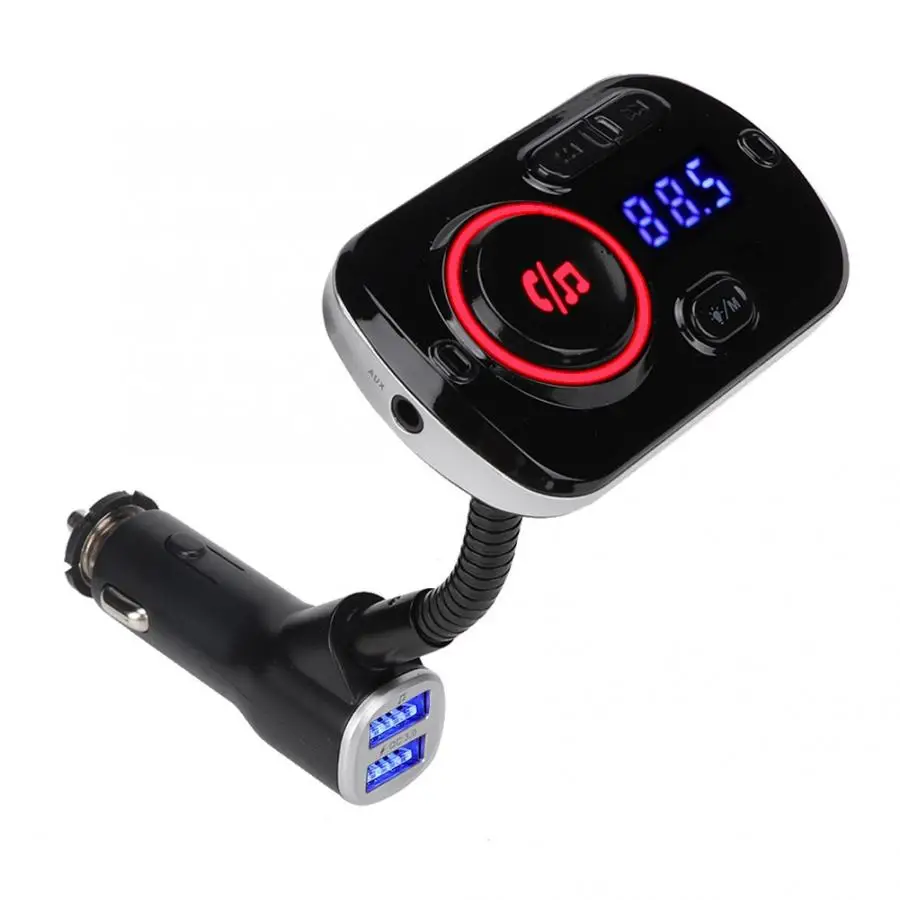 Araba aksesuar автомобильный Bluetooth MP3 динамик FM навигация двойной fm-трансмиттер с USB Hands-Free Телефон oto aksesuar автомобили