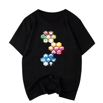 

Men'S Short Sleeve O Neck T Shirts Overwatch Color Printing Plus Size Tops Tees Brand Good Quality Comfortable Tee Tops