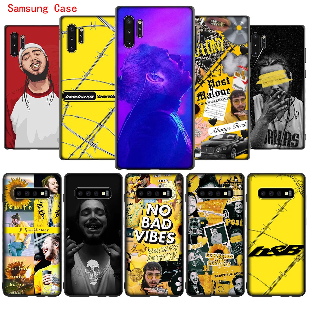 Чехол A118 Singer Post Malone для Samsung A21S A22 A31 A32 A41 A42 A51 A52 A71 A72 A81 A91 Quantum 2 M20 M30S M31 M51 | Мобильные