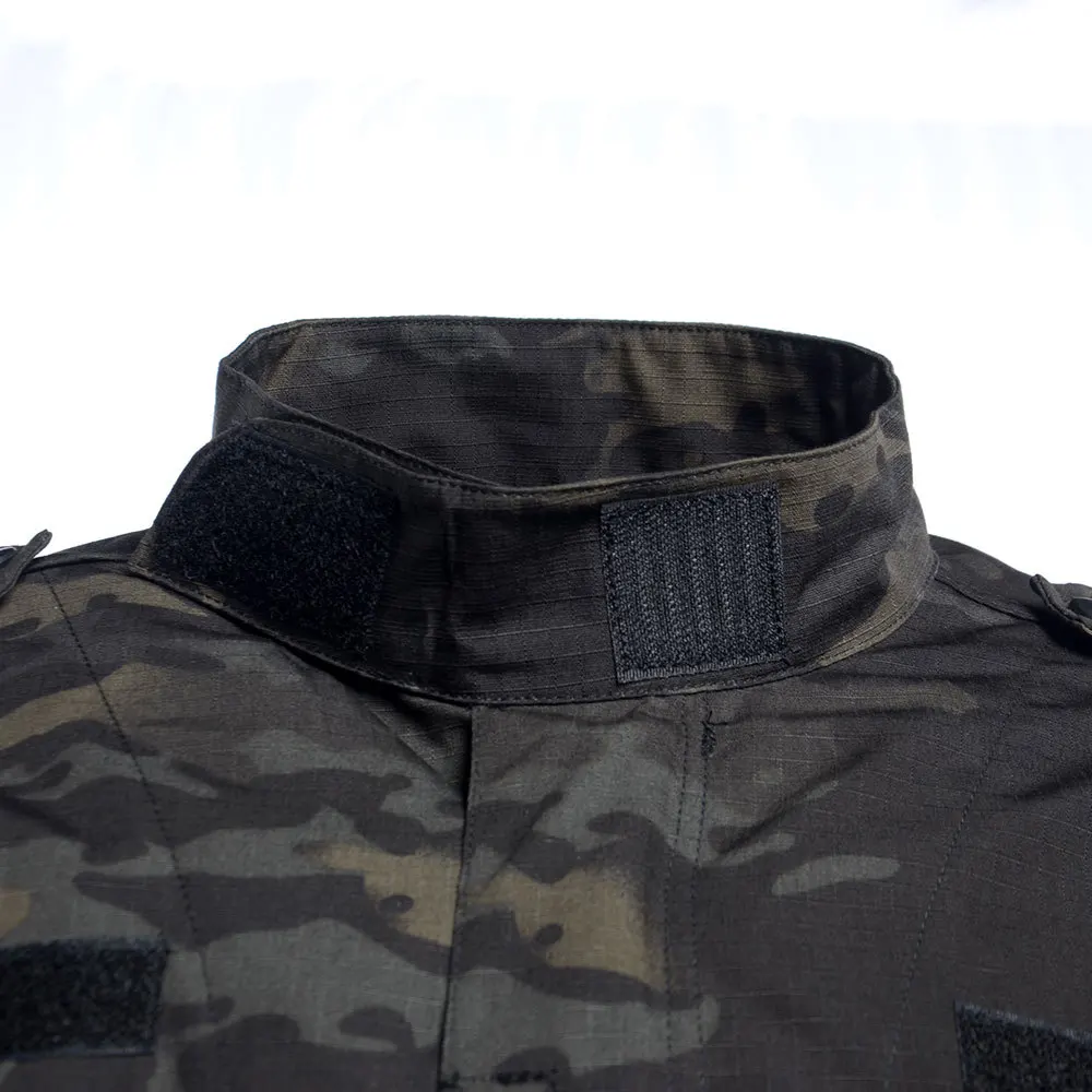 Мультикам черная Военная униформа, камуфляж костюм Tatico тактический военный камуфляж страйкбол пейнтбол оборудование одежда