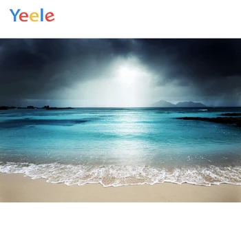 

Tropical Sea Beach Sand Cloudy Sky Summer Holiday Baby Pet Scene Photographic Backgrounds Photo Backdrops Photo Studio