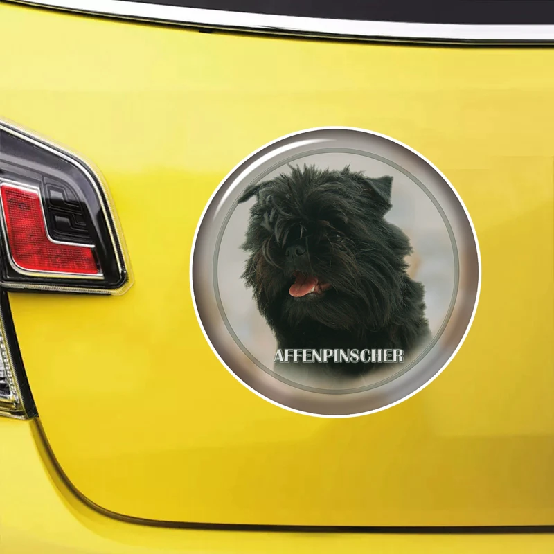 

S61901# Affenpinscher Dog Self-adhesive Decal Car Sticker Waterproof Auto Decors on Bumper Rear Window Laptop Choose Size