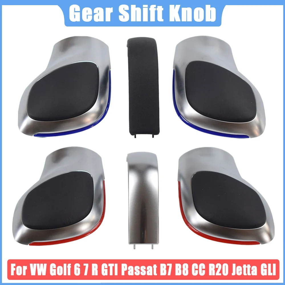 Abs車のシフトレバーハンドボール自動フォルクスワーゲンvwゴルフgtiクローム マットシルバー ギアシフト ノブ Aliexpress