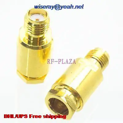 

DHL/EMS 200pcs Connector SMA female jack clamp RG58 RG142 LMR195 RG400 cable Straight -A3