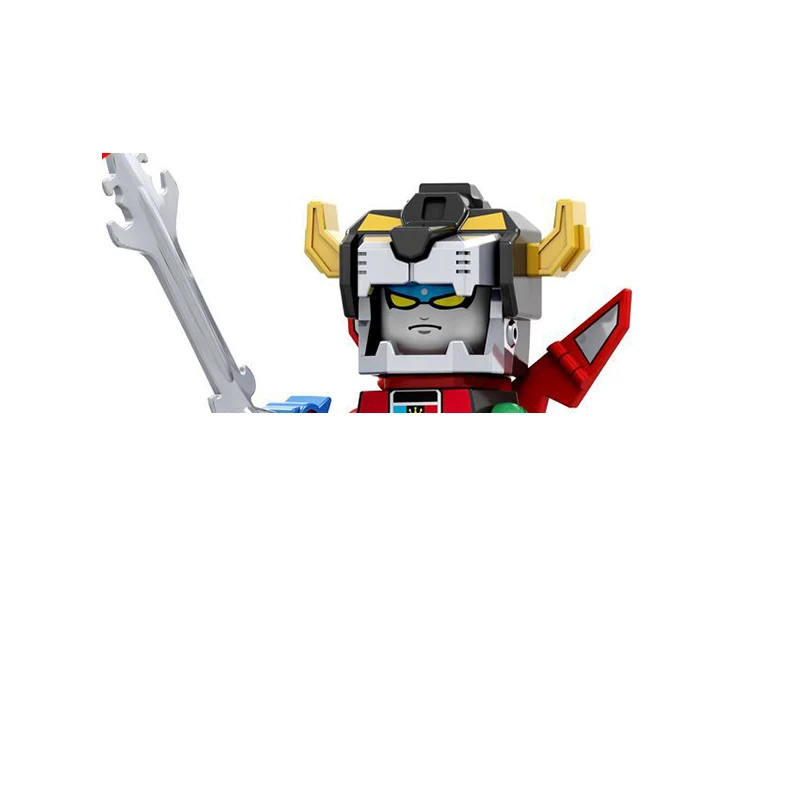 

Single Educational Building blocks Beast King GoLion Figure Mini Man Toys Blocks Bricks for Children gift