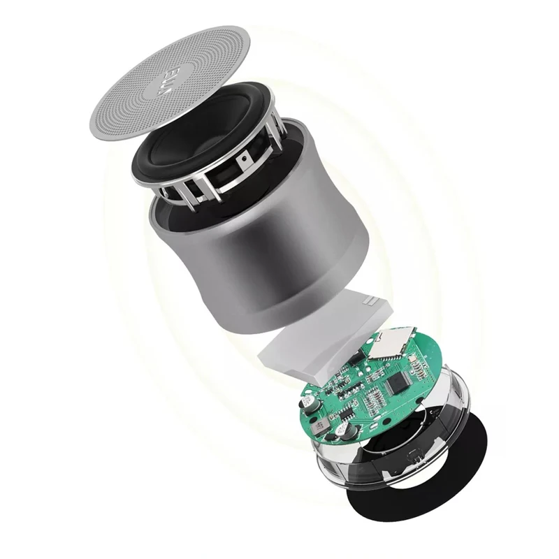 EWA 109PRO Bluetooth Speaker Portable Metal HIFI Speakers TWS Wireless Music Player Strong Sound SD Card Play Speaker