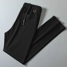 

Autumn and winter men's business casual trousers elastic waist straight tube pants fashion comfortable sports casual trousers