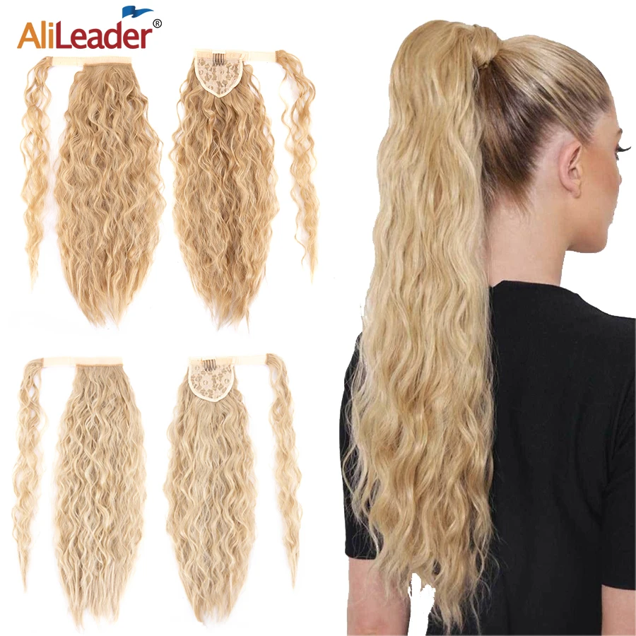 

Синтетический длинный волнистый конский хвост, накидка 22 дюйма на Когти для конского хвоста, на коротком зажиме, для удлинения конского хвоста