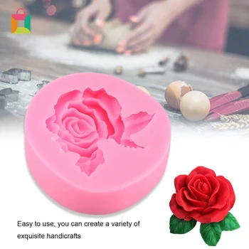 

Rose Shape Silicone Cake Cookie Fondant Candy Chocolate Molds DIY Wedding Decorating Tool Baking Accessory Cozy