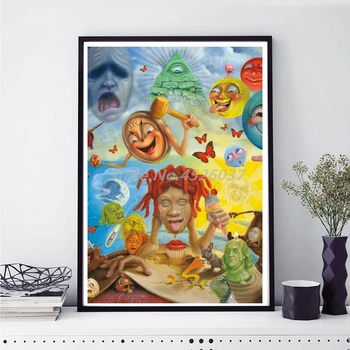 

Trippie Redd Art Singer Vintage Poster Art Canvas Print Wall Picture Modern Wall For Living Room Home Decoration