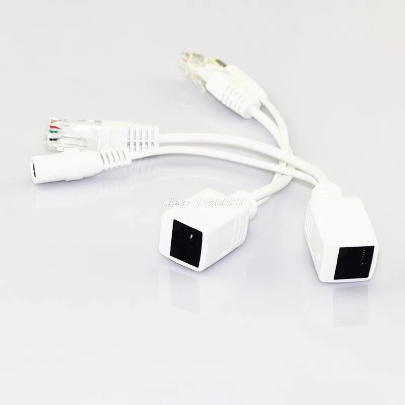 1 пара POE сплиттер 12 В адаптер Аксессуары RJ45 набор игл для маринования Разъем питания кабель камера Cctv для камеры безопасности E14