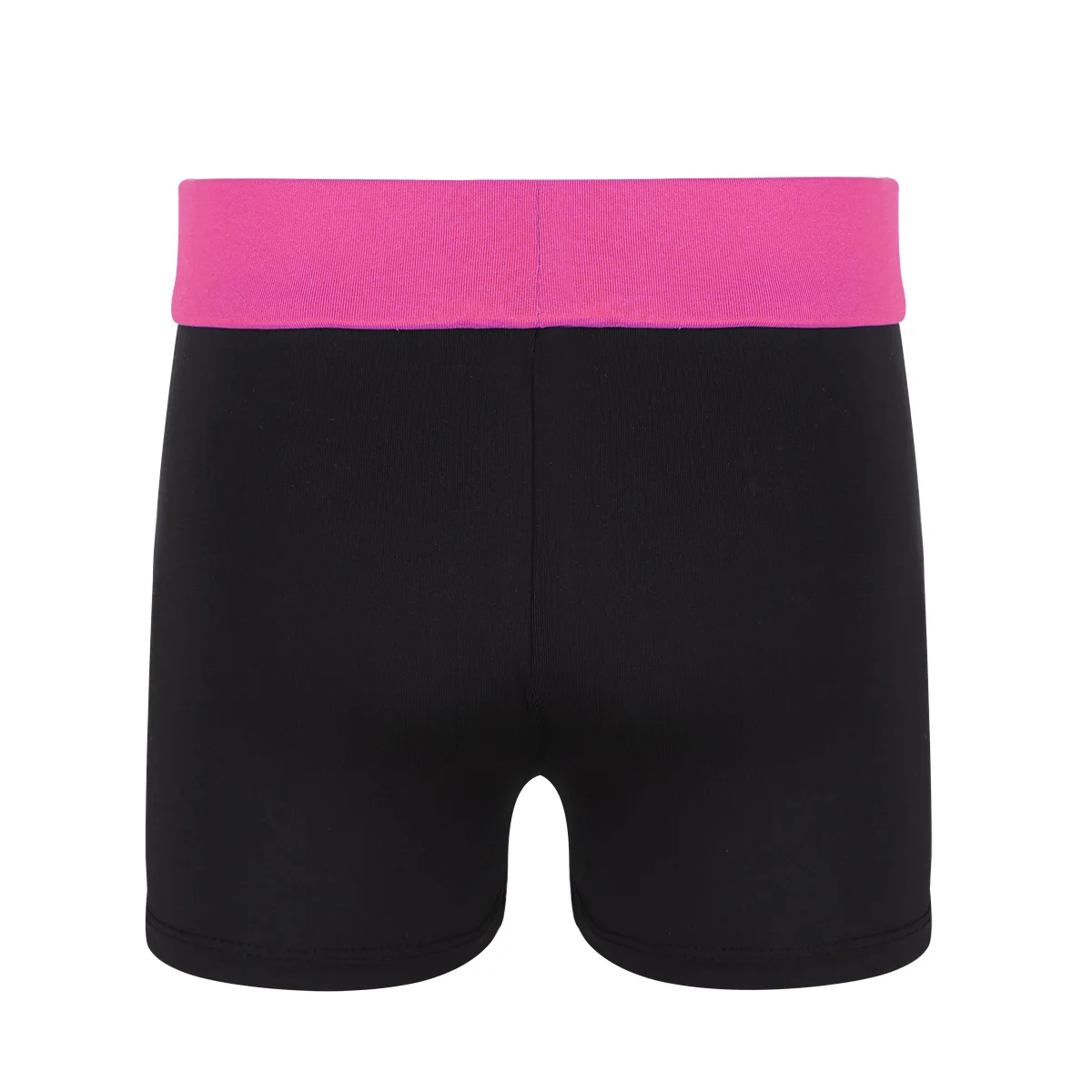 Kids Girls Sports Shorts Bottoms For Dancewear Gymnastic Workout Fitness Summer Wide Elastic Waistband Boy-cut Shorts Activewear kids shorts