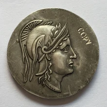 Греческая копия монет неправильного размера