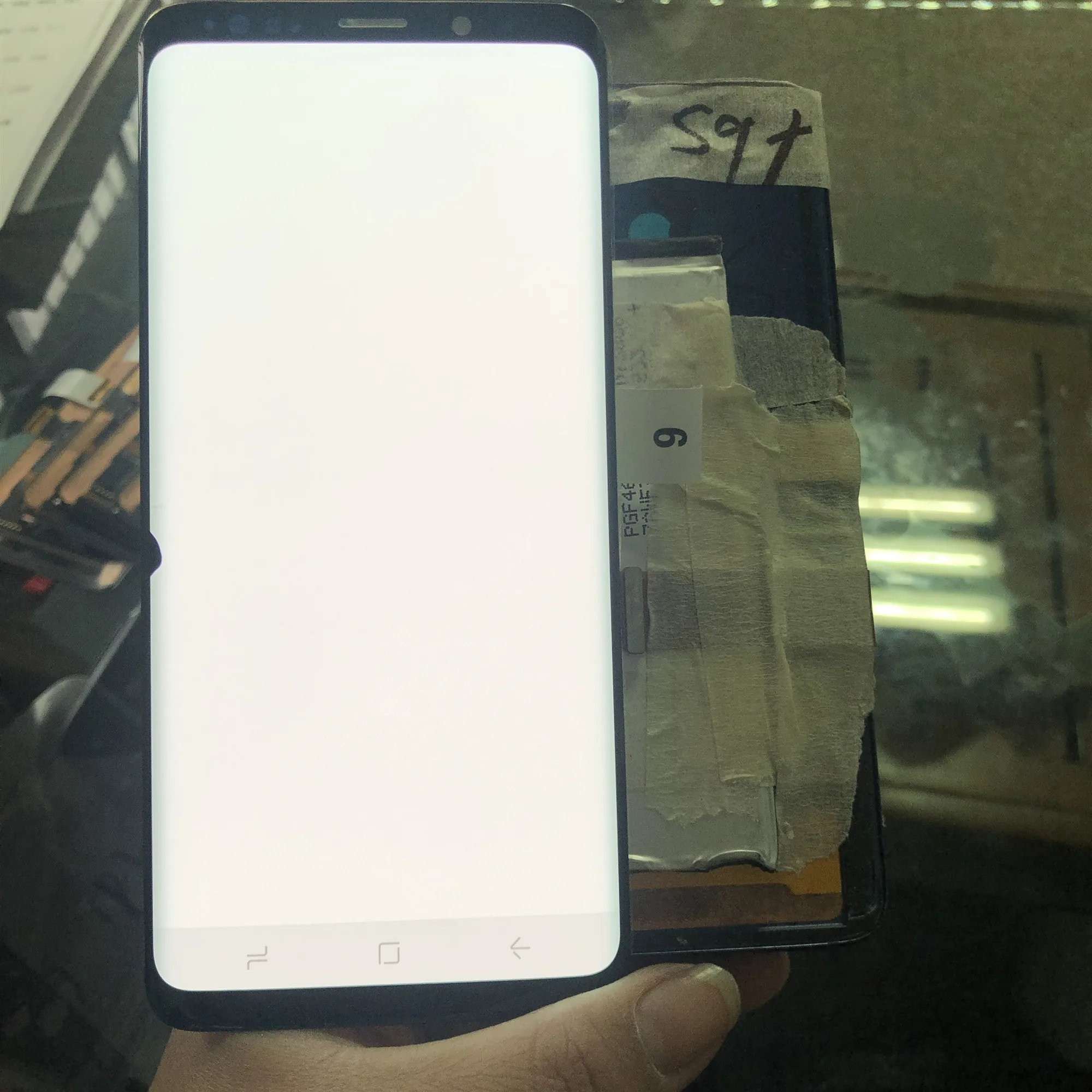 

Dead pixels AMOLED Test For Samsung Galaxy S9+ G965F G965W Touch Screen Digitizer LCD Display For Samsung G965 G965U No Frame