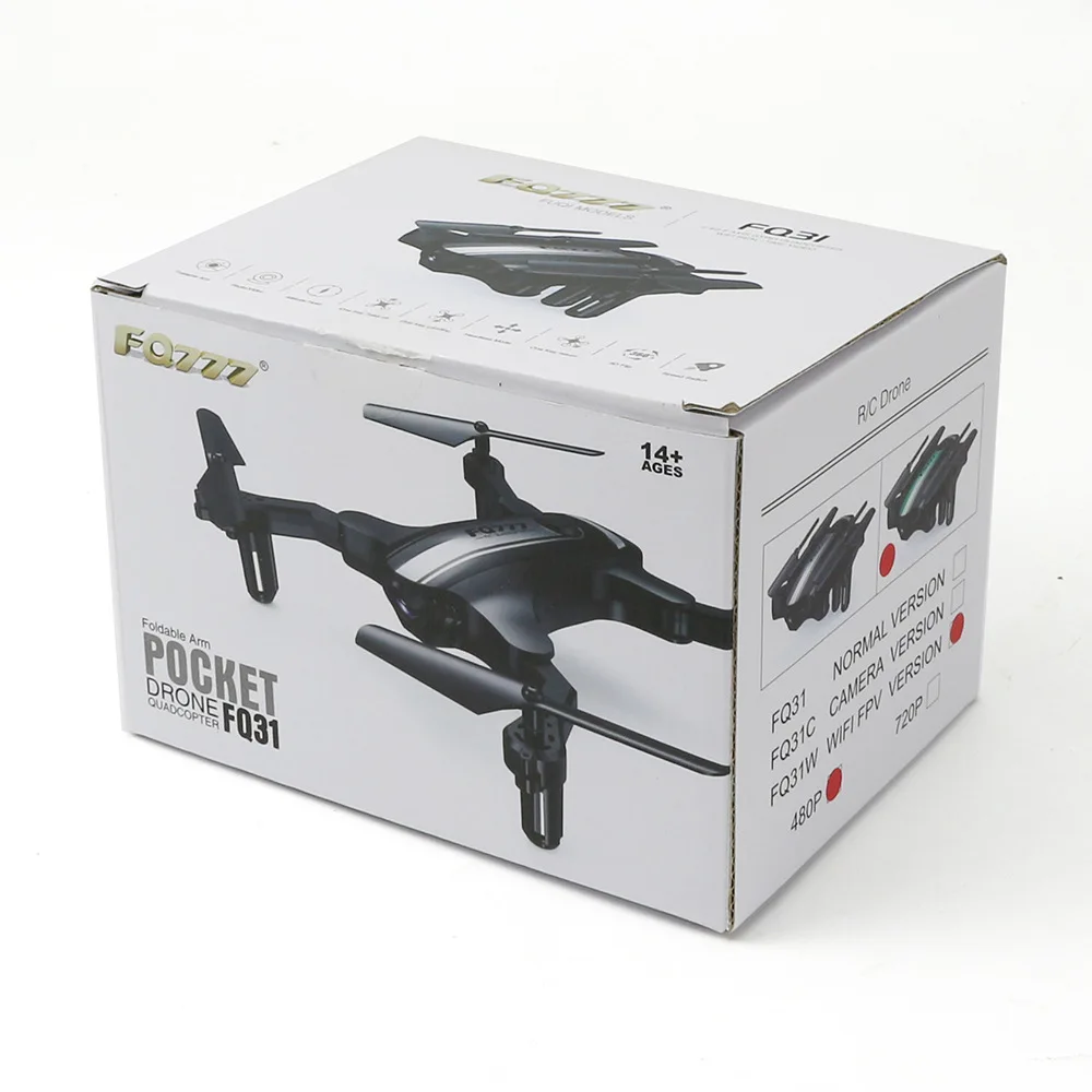 Foldable RC Mini Drone With Camera HD RC Helicopter With WiFi RTF RC Quadcopter With Headless Mode High Hold Toys For Kids#E