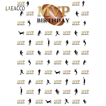 

Laeacco Sports Birthday Party MVP Family Party Banner Baby Child Portrait Photo Backgrounds Photocall Photography Backdrops